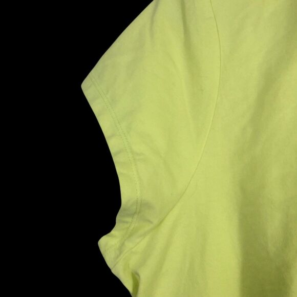 Savage x Fenty Cropped Athletic Top, Neon Green, Rihannas Athletic Wear, Plus 2X - Picture 4 of 9